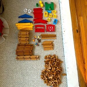 Mega Lincoln Log Lot!!!